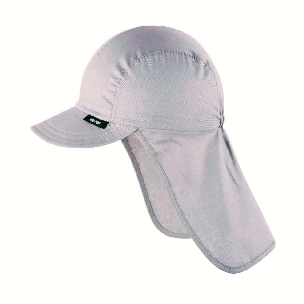 Pure Pure - Kids Organic Cotton Baseball Cap with Neck Protection - Nature's Wild Child