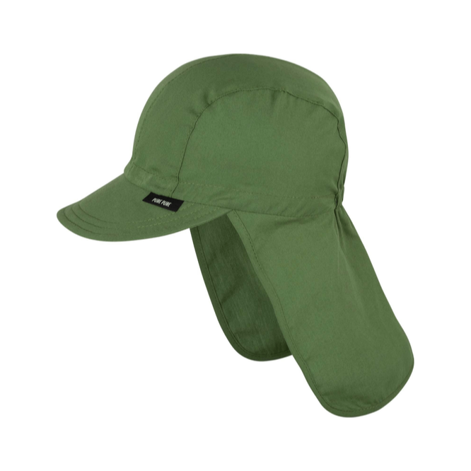 Pure Pure - Kids Organic Cotton Baseball Cap with Neck Protection - Nature's Wild Child
