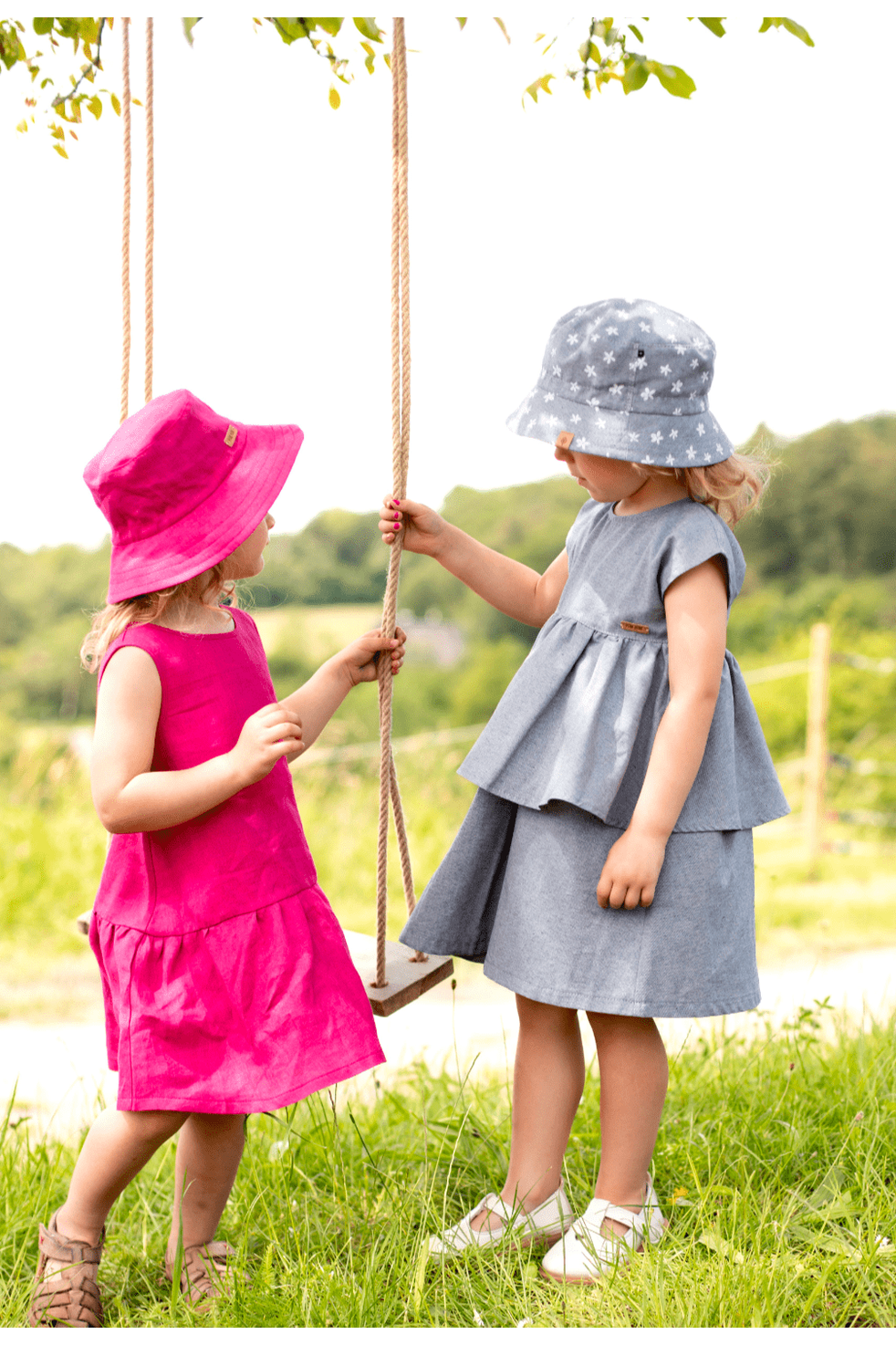 Pure Pure - Linen Flapper Dress - Toddler & Kids (2 colors) - Nature's Wild Child