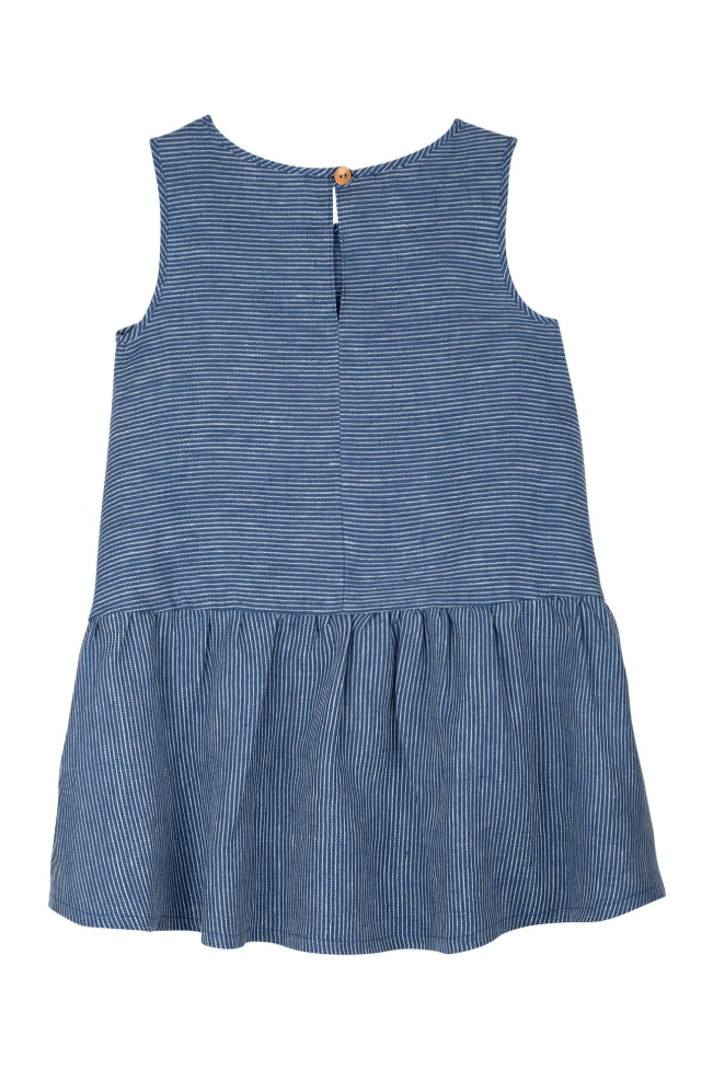 Pure Pure - Linen Flapper Dress - Toddler & Kids (2 colors) - Nature's Wild Child