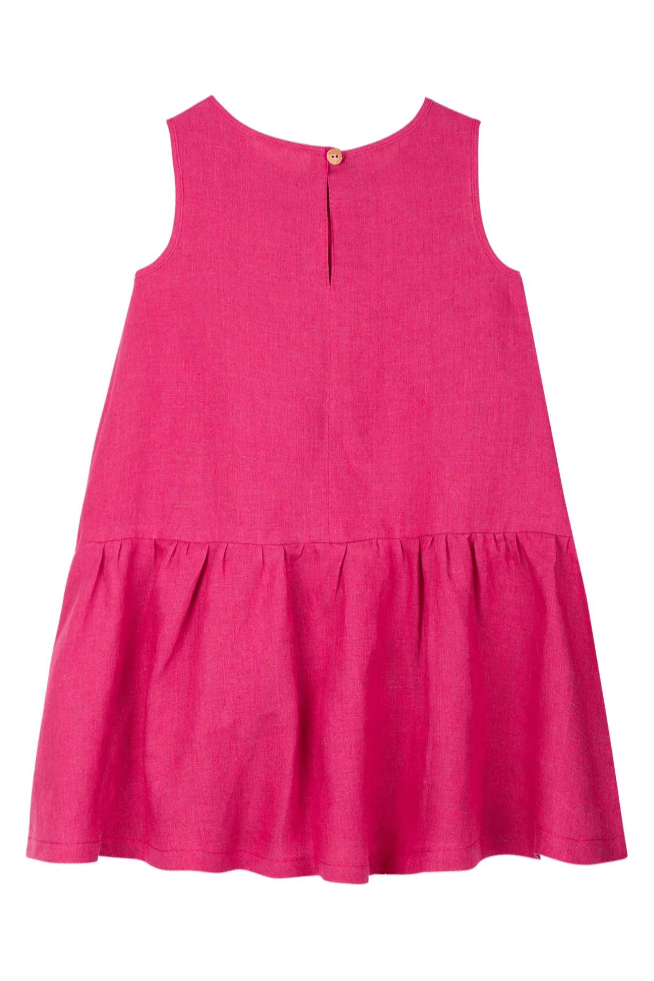 Pure Pure - Linen Flapper Dress - Toddler & Kids (2 colors) - Nature's Wild Child