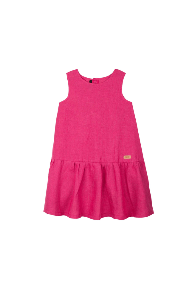 Pure Pure - Linen Flapper Dress - Toddler & Kids (2 colors) - Nature's Wild Child