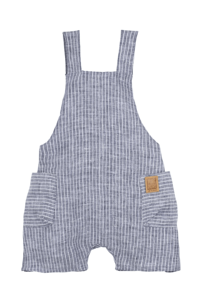 Pure Pure - Linen Overall Shorts - Baby & Toddler - Nature's Wild Child