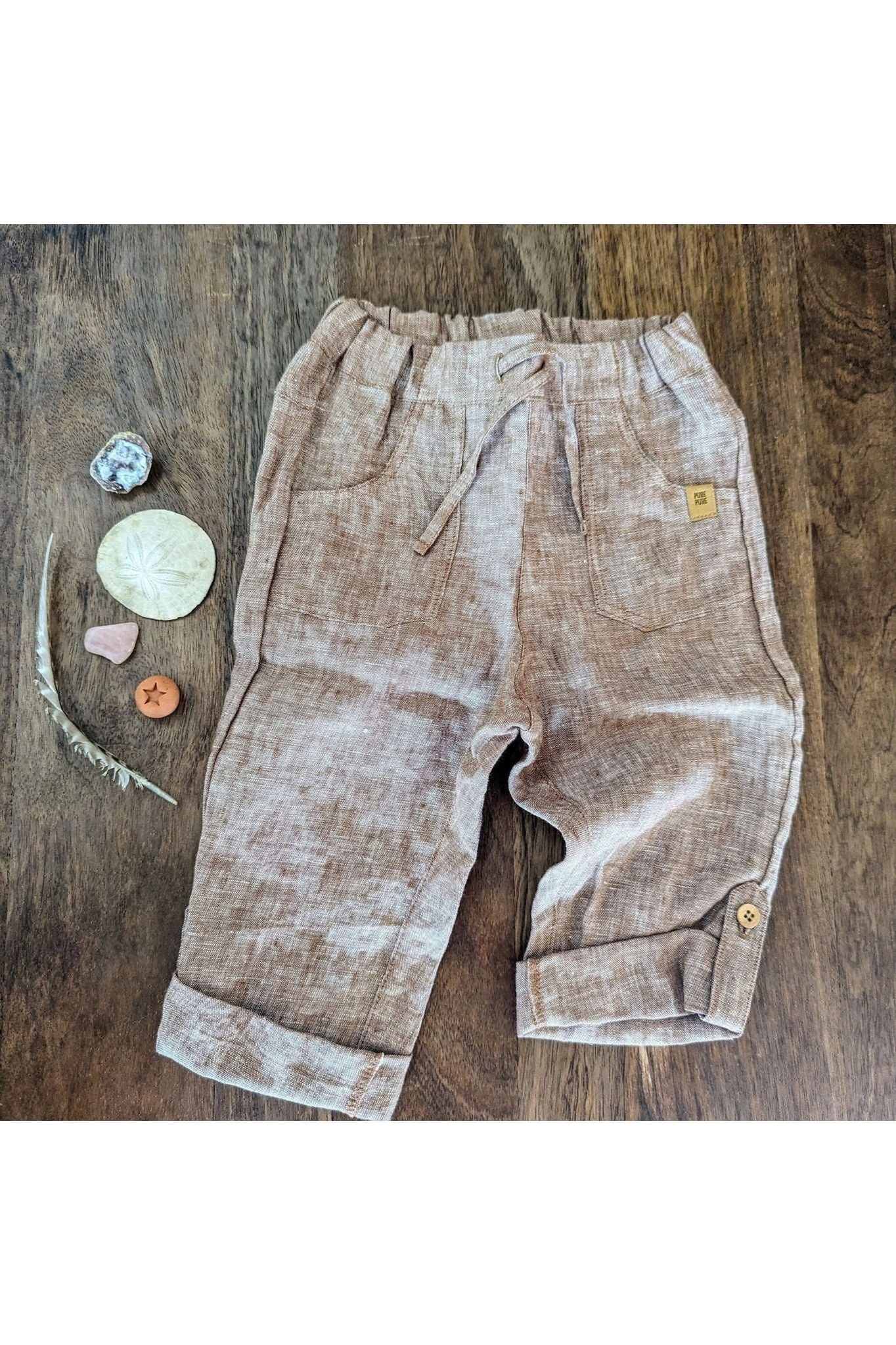 Pure Pure - Linen Pants - Baby & Kids (3 colors) - Nature's Wild Child