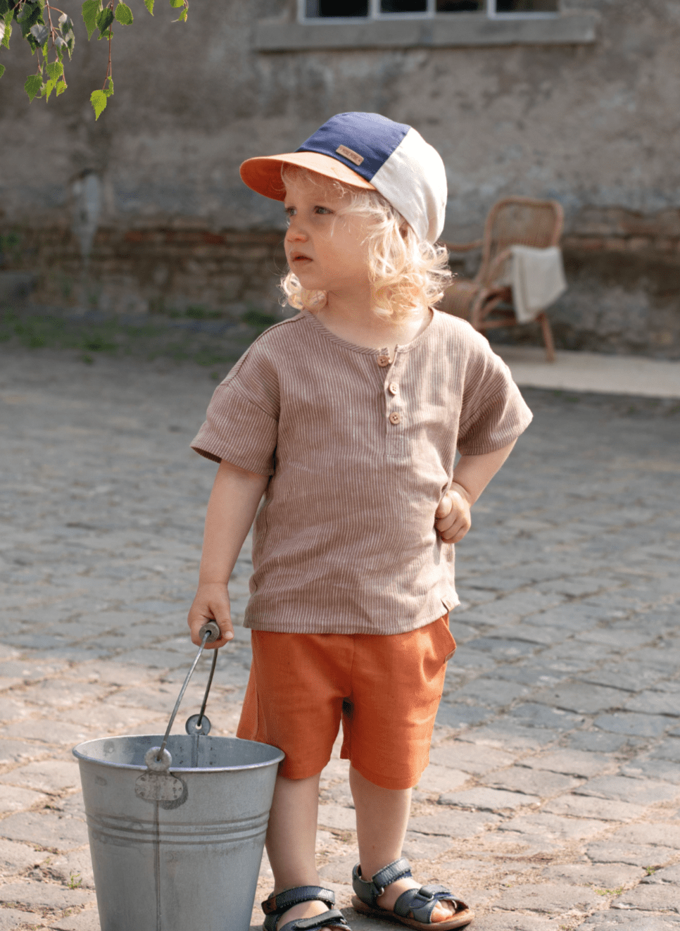 Pure Pure - Linen - Short Sleeve Shirt - Toddler & Kids (2 colors) - Nature's Wild Child