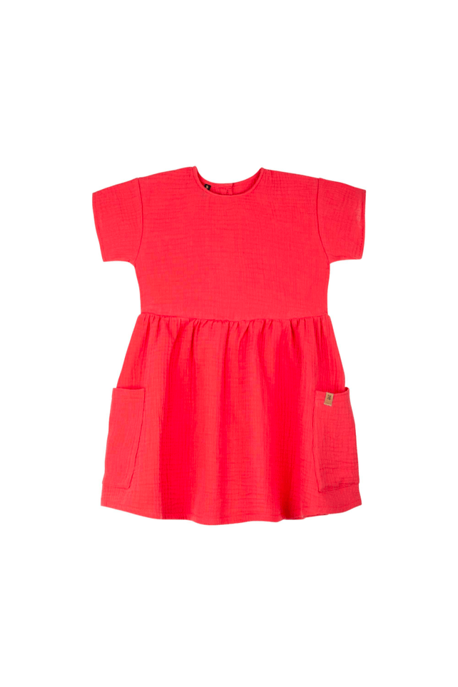 Pure Pure - Organic Cotton Muslin Dress - Toddler & Kids - Nature's Wild Child
