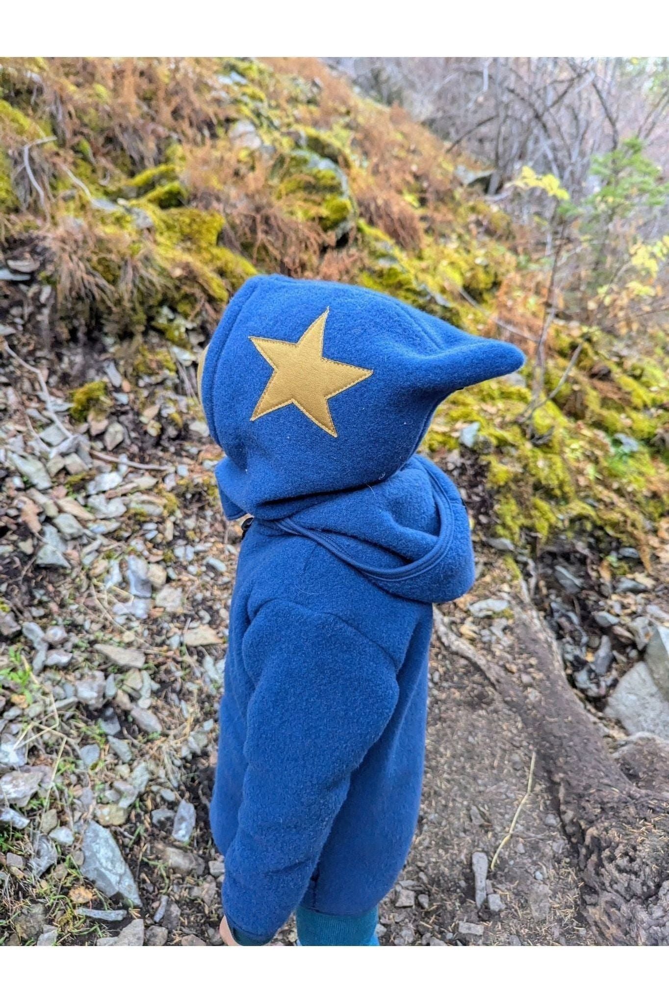 Pure Pure - Organic Wool Fleece Kids Bacalava - Star - Nature's Wild Child