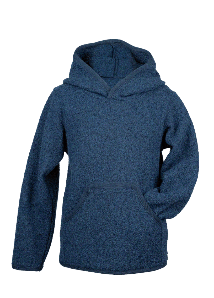 Reiff - Organic Wool Crepe - Kids Hoodie - Nature's Wild Child