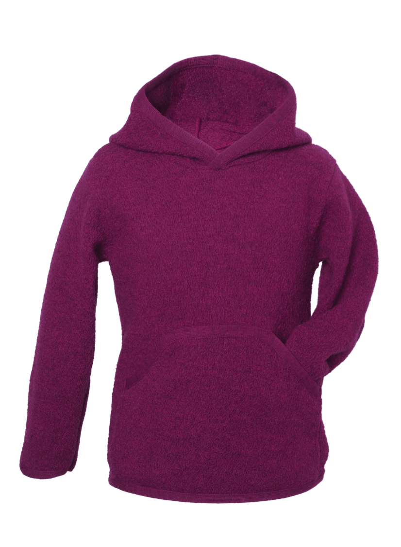 Reiff - Organic Wool Crepe - Kids Hoodie - Nature's Wild Child
