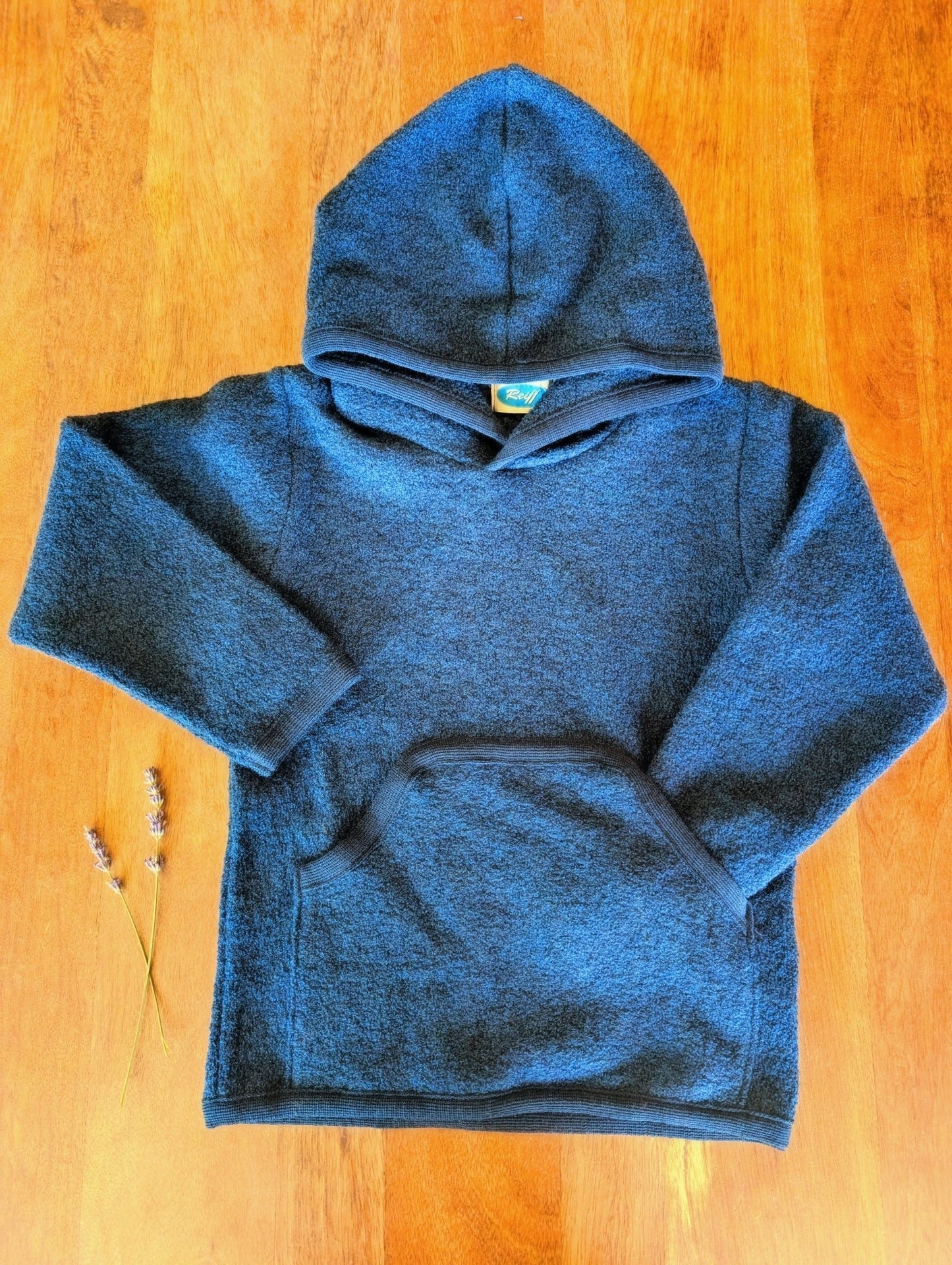 Reiff - Organic Wool Crepe - Kids Hoodie - Nature's Wild Child