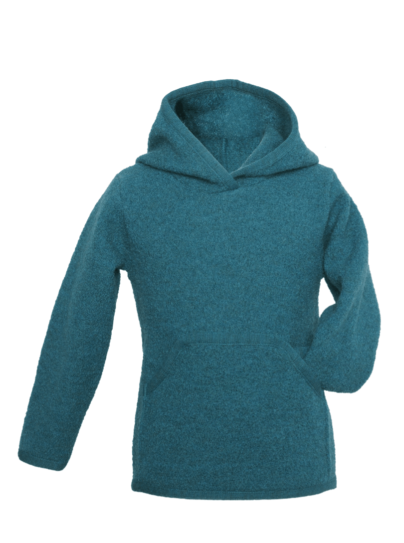 Reiff - Organic Wool Crepe - Kids Hoodie - Nature's Wild Child