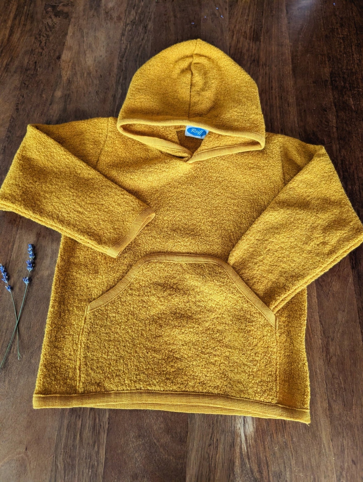 Reiff - Organic Wool Crepe - Kids Hoodie - Nature's Wild Child