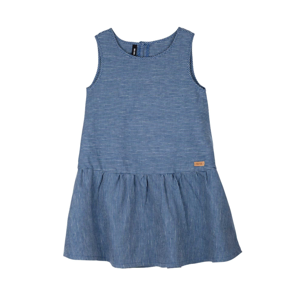 Pure Pure - Linen Flapper Dress -Toddler & Kids (2 colors)