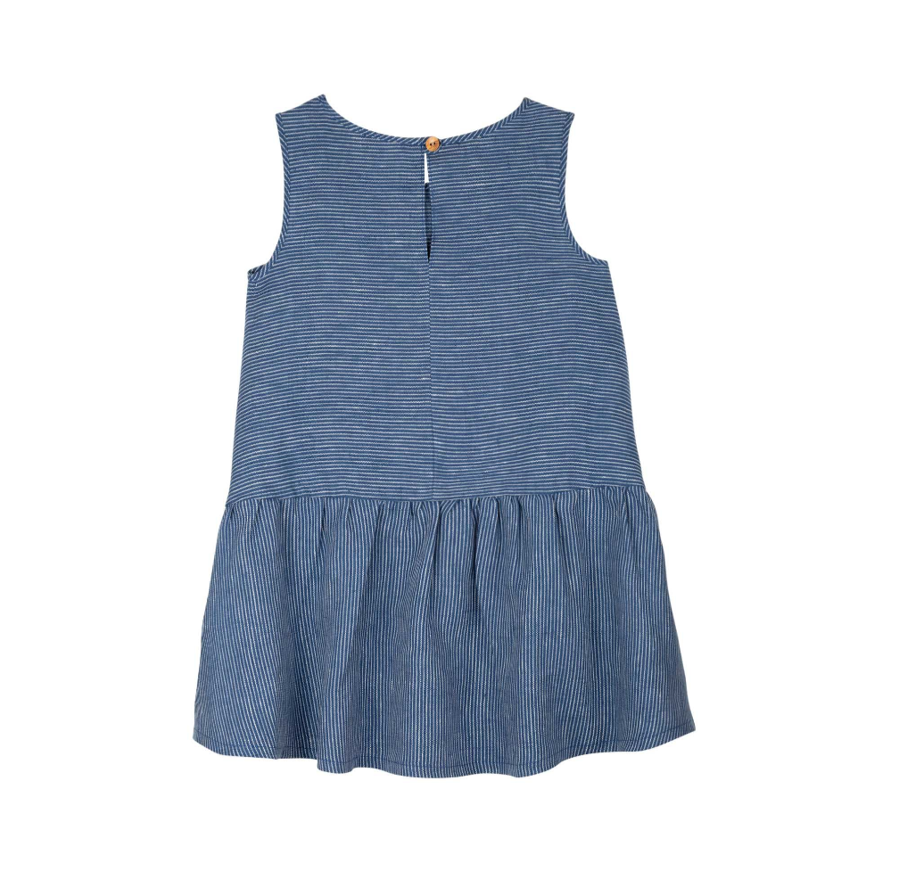 Pure Pure - Linen Flapper Dress -Toddler & Kids (2 colors)