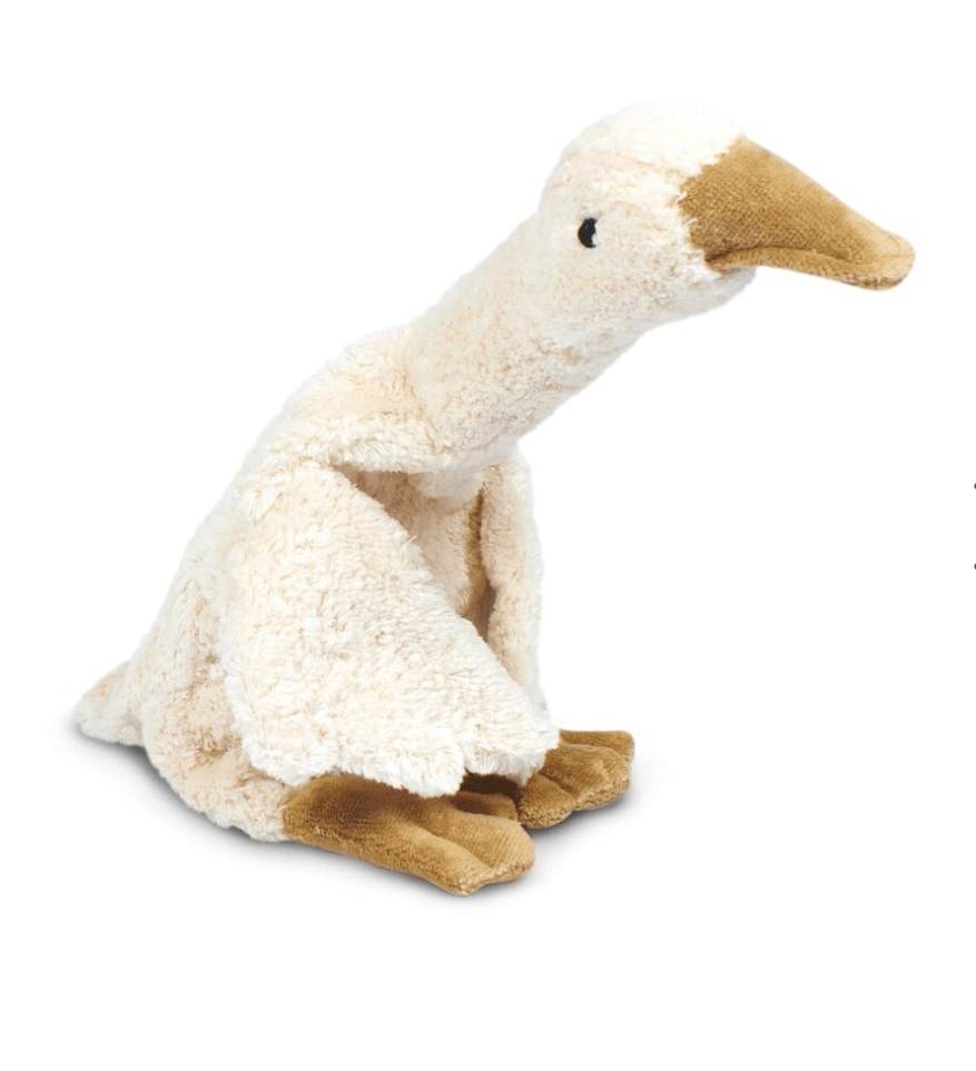 Senger - GOTS Organic Cotton Stuffed Animal - Small White Goose - Nature's Wild Child