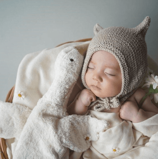 Senger - GOTS Organic Cotton Stuffed Animal - Small White Goose - Nature's Wild Child