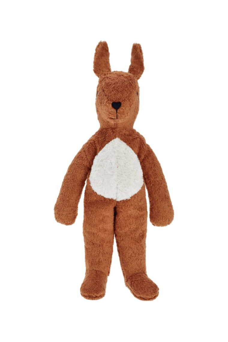 Senger - GOTS Organic Cotton Wool Stuffed Animal - Large Squirrel - Nature's Wild Child