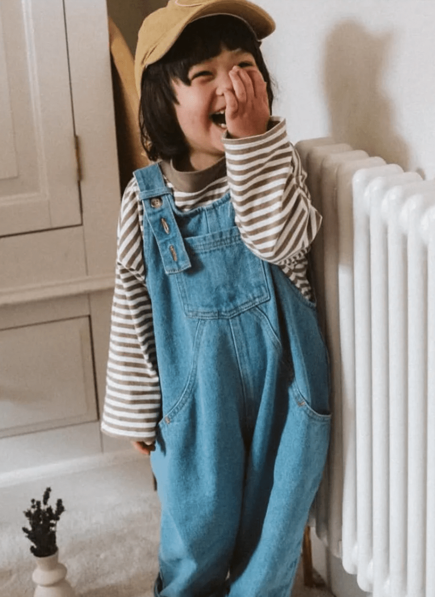 The Simple Folk - Organic Cotton Overalls For Kids - Nature's Wild Child