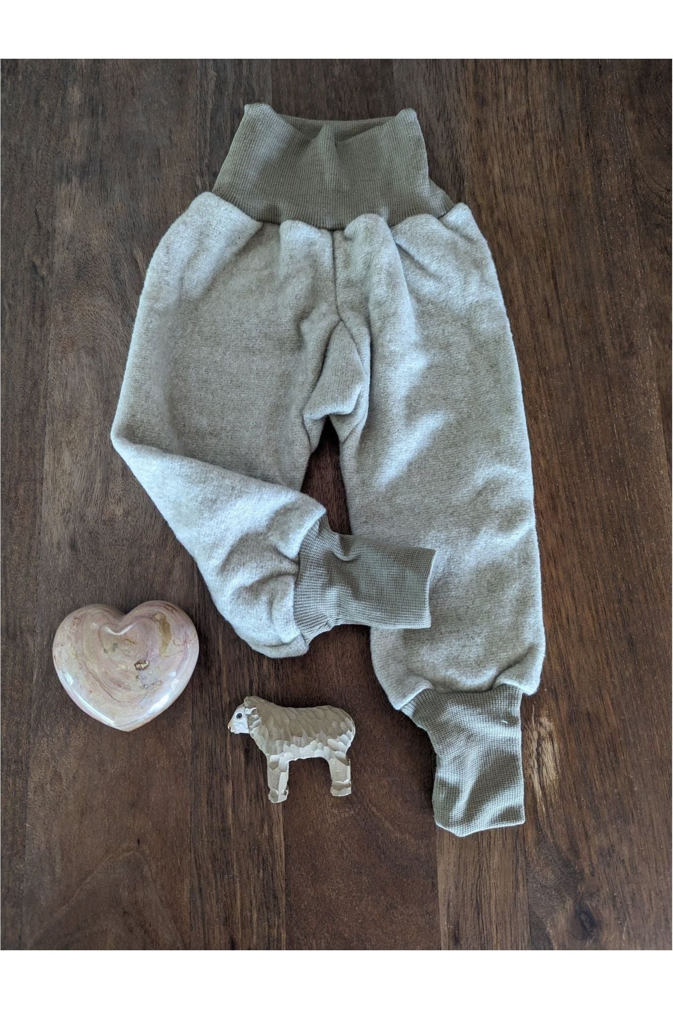 Cosilana Organic Wool and Cotton Fleece Baby Pants (3mo - 3 years) - Nature's Wild Child