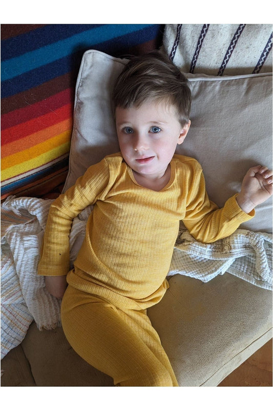 Cosilana Organic Wool Silk Cotton - Kids Long Sleeve Top (12 months - 8 years) - Nature's Wild Child