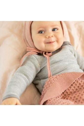 Tan Disana Honeycomb Baby Blanket 100% Organic Merino Wool