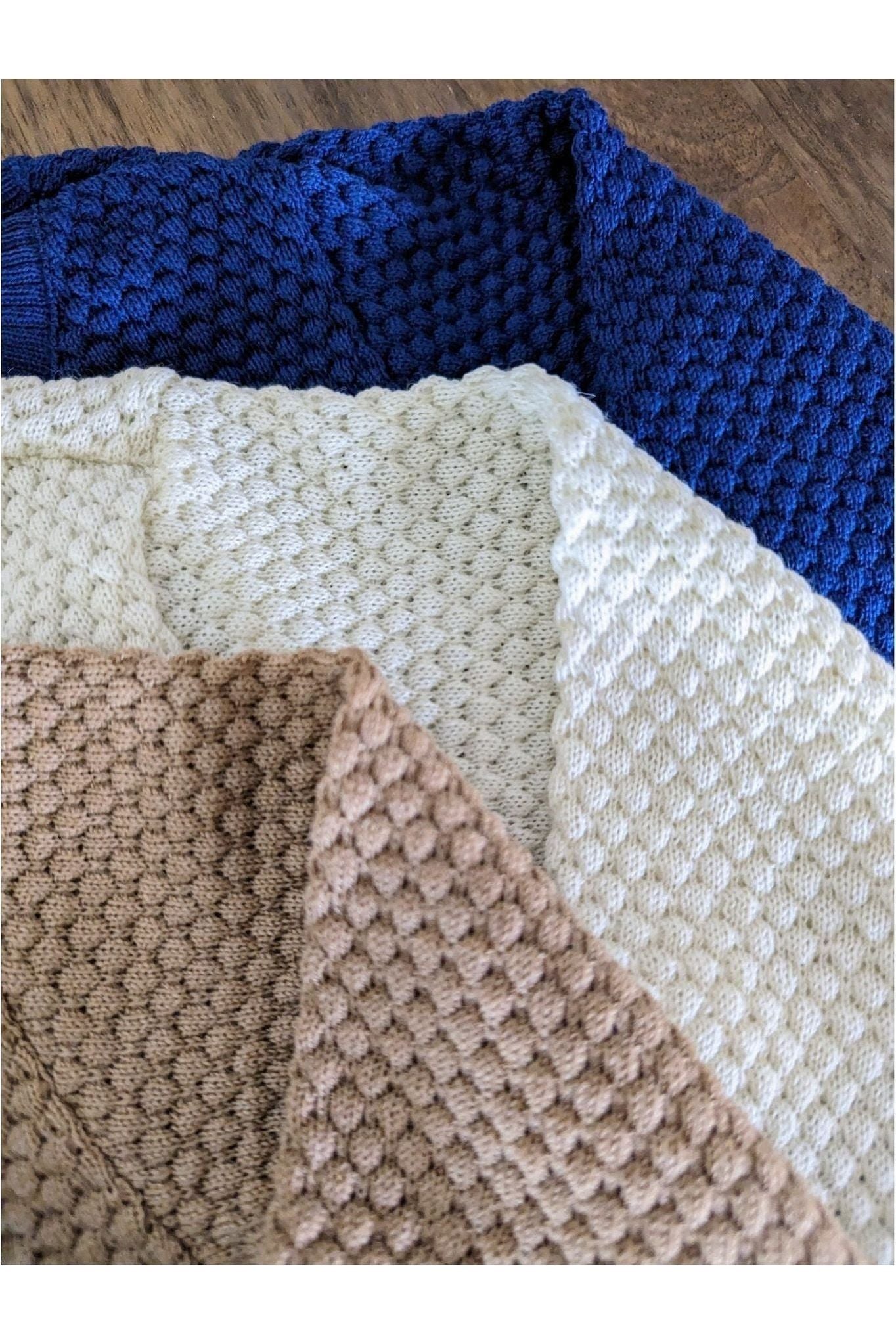 Disana Light Honeycomb Sweater - Organic Merino Wool - Nature's Wild Child