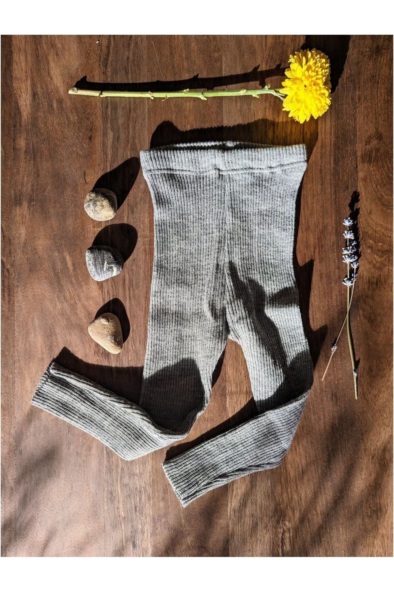 Disana Light Weight Organic Knitted Merino Leggings - Nature's Wild Child