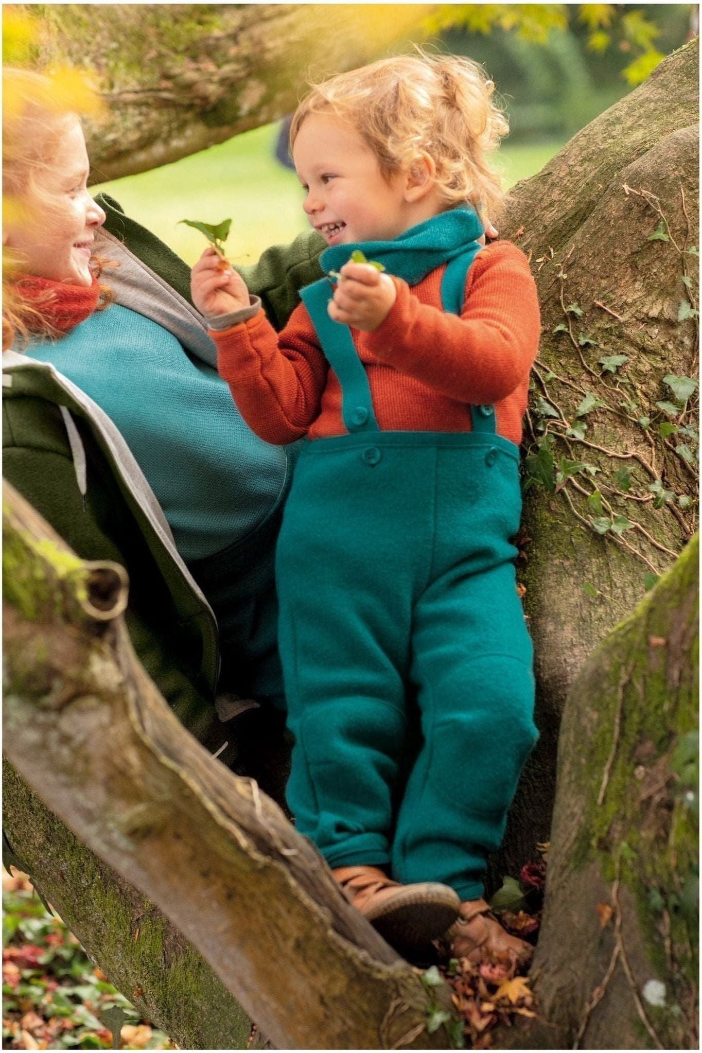 Disana Organic Boiled Merino Wool Trouser Overall - Nature's Wild Child