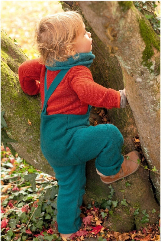 Disana Organic Boiled Merino Wool Trouser Overall - Nature's Wild Child
