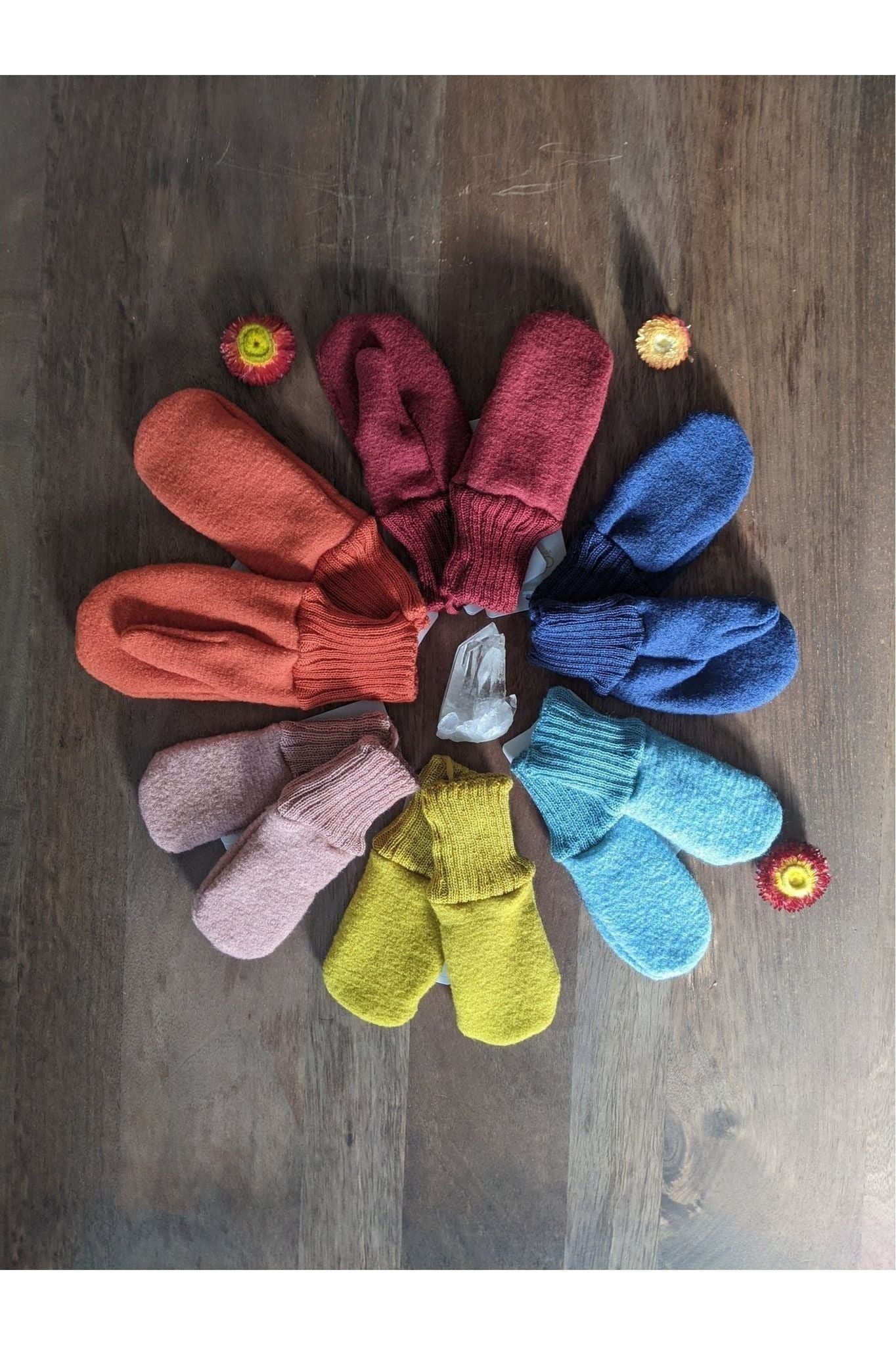 Disana Organic Boiled Wool Mittens - Nature's Wild Child