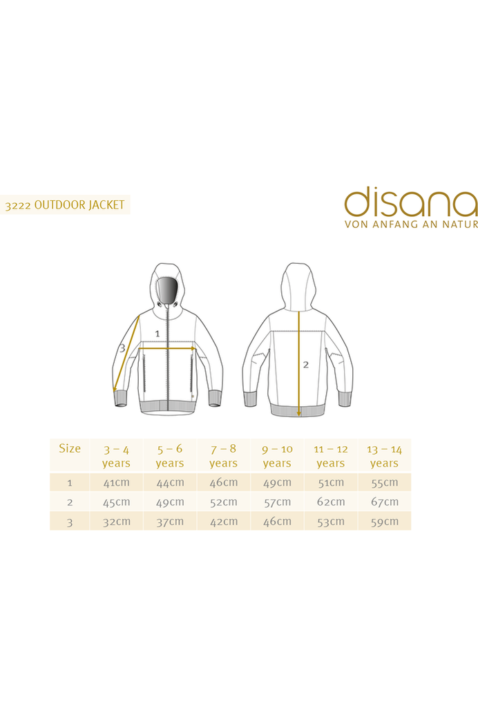 Disana - Organic Boiled Wool Outdoor Jacket (3 colors) - Nature's Wild Child