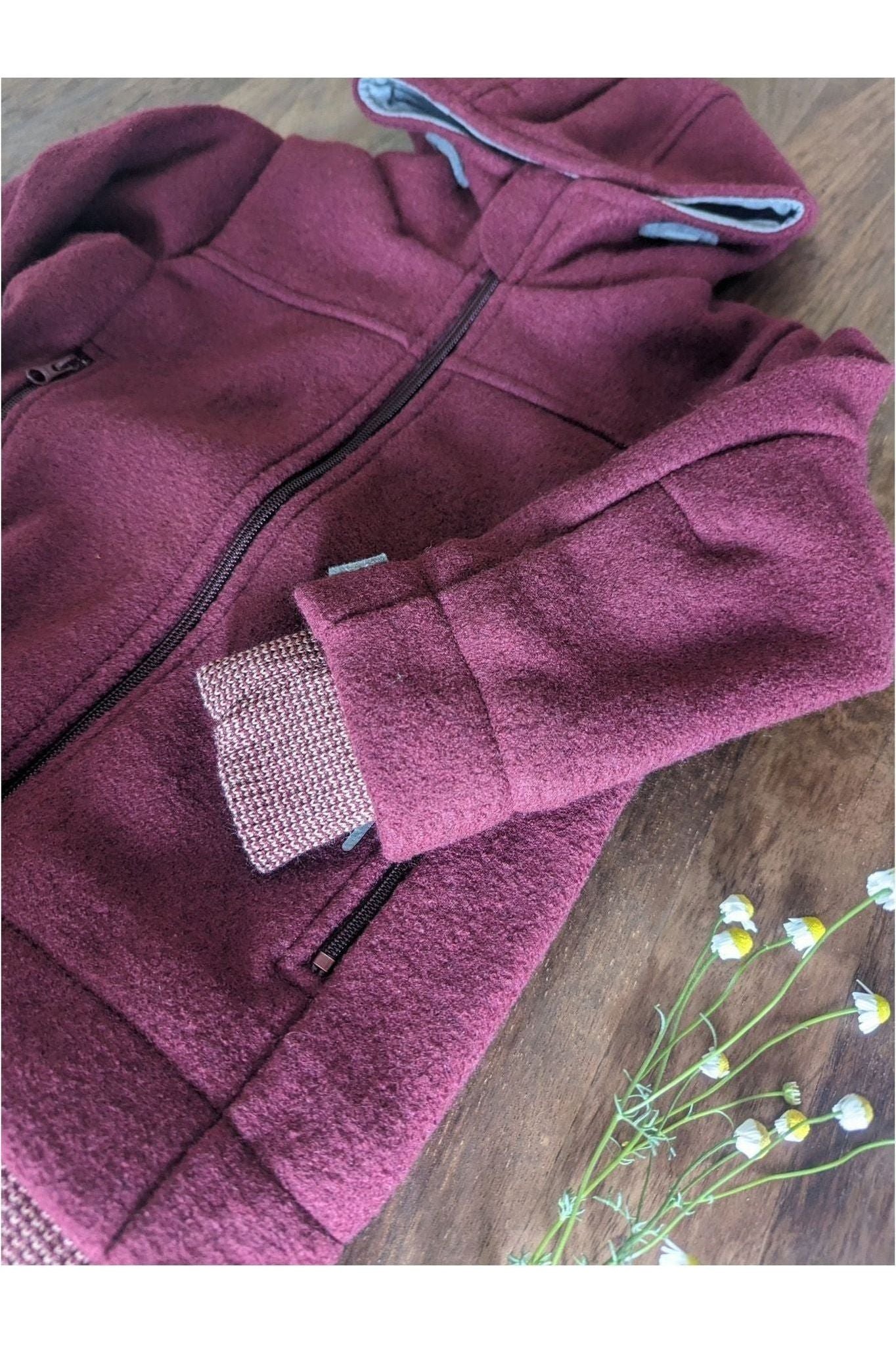 Disana - Organic Boiled Wool Outdoor Jacket (3 colors) - Nature's Wild Child