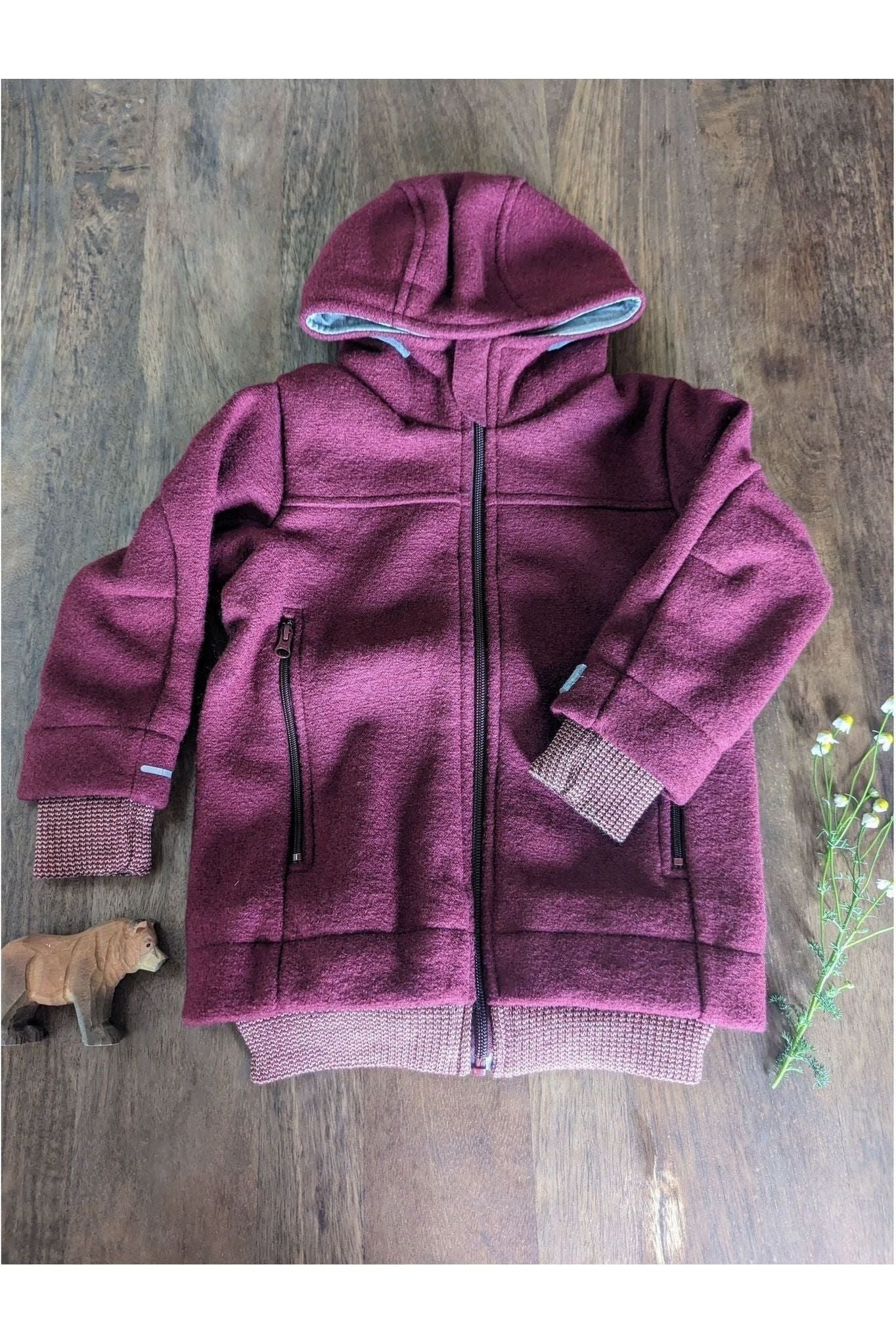 Disana - Organic Boiled Wool Outdoor Jacket (3 colors) - Nature's Wild Child