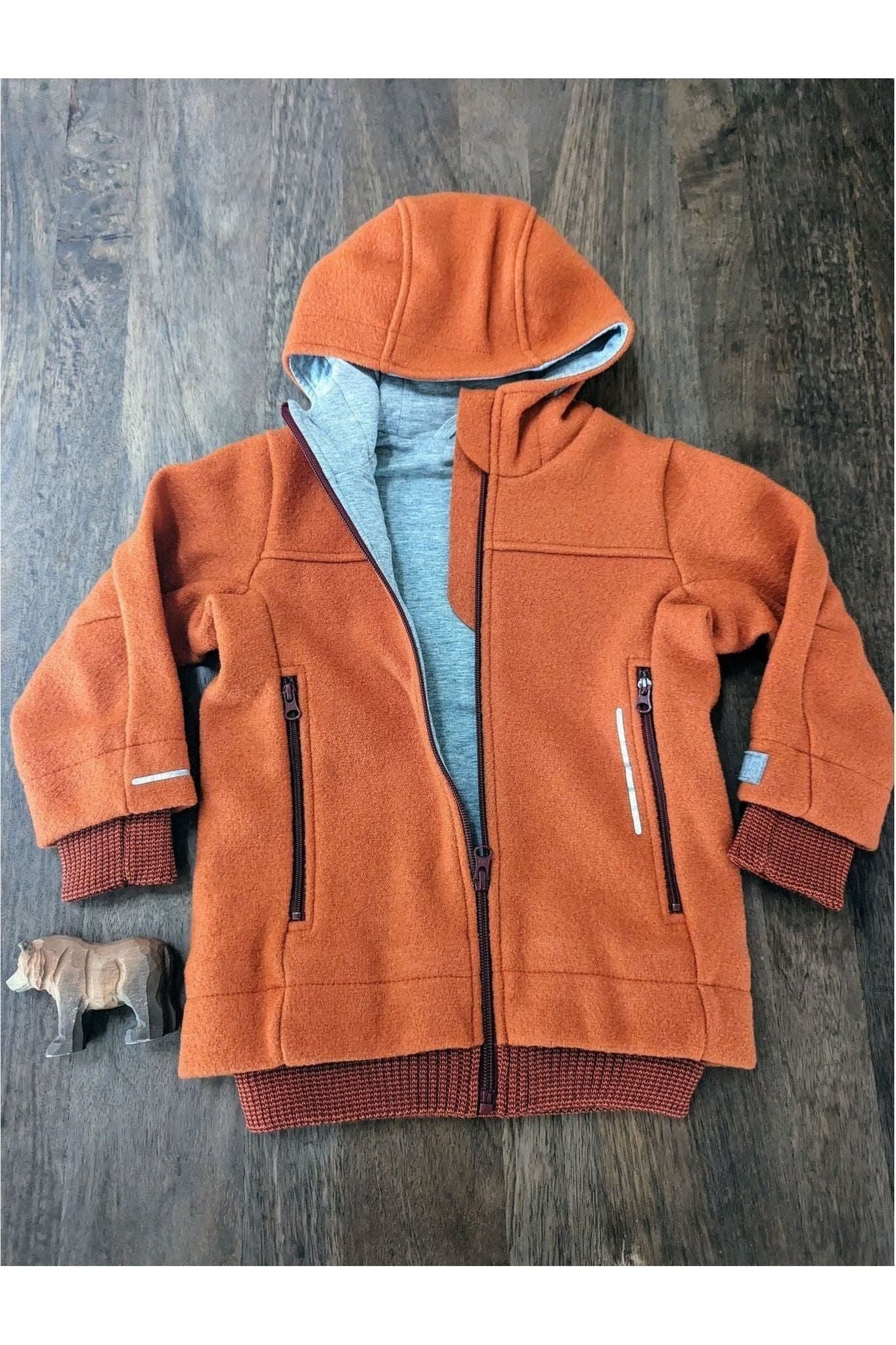 Disana - Organic Boiled Wool Outdoor Jacket (3 colors) - Nature's Wild Child