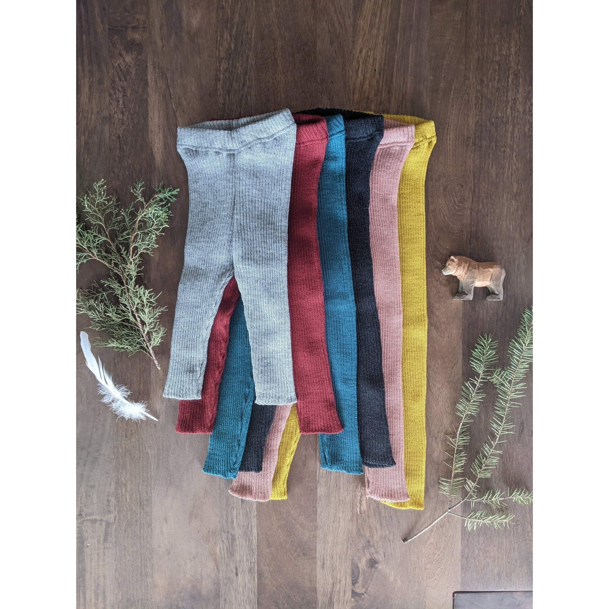 Er is een trend Begin Kostuums Disana Organic Merino Knitted Leggings – Nature's Wild Child