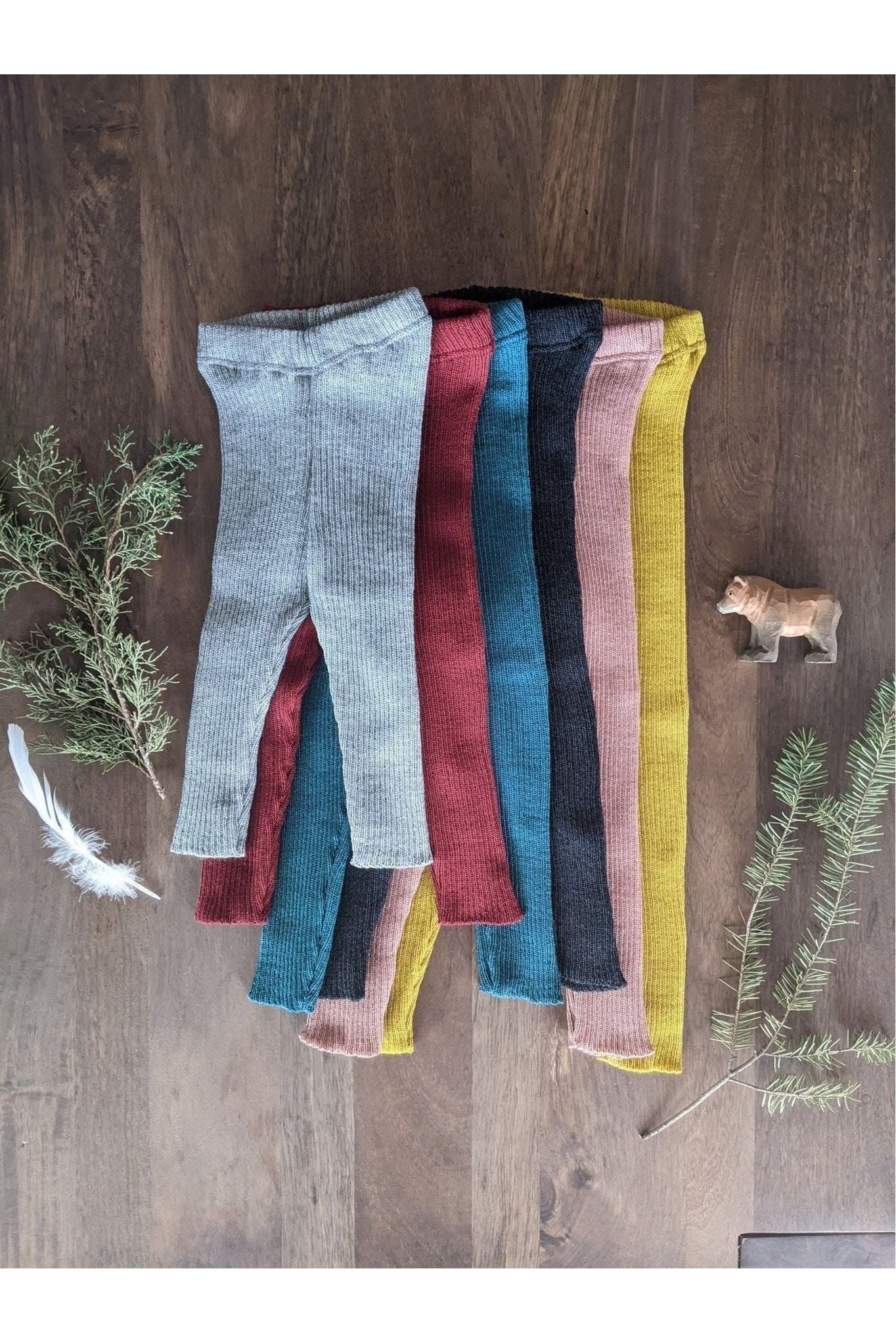 Disana Organic Merino Knitted Leggings - Nature's Wild Child