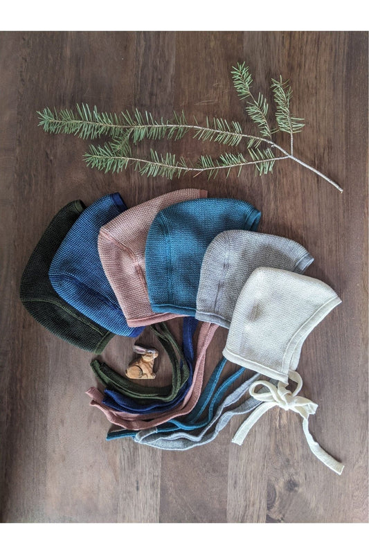 Disana Organic Merino Wool Knitted Bonnet - Nature's Wild Child