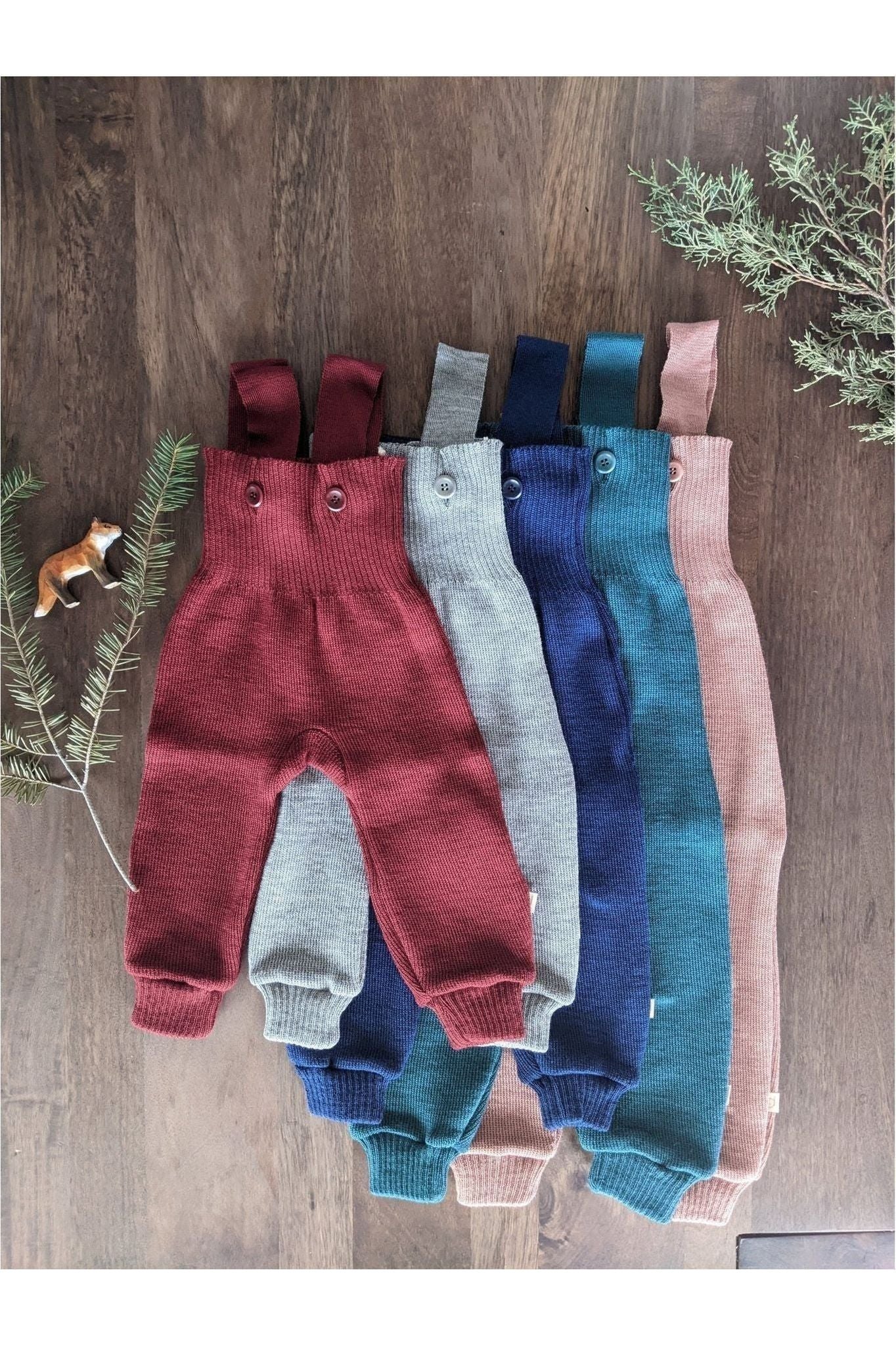 Disana Organic Merino Wool Knitted Trouser Overall - Nature's Wild Child