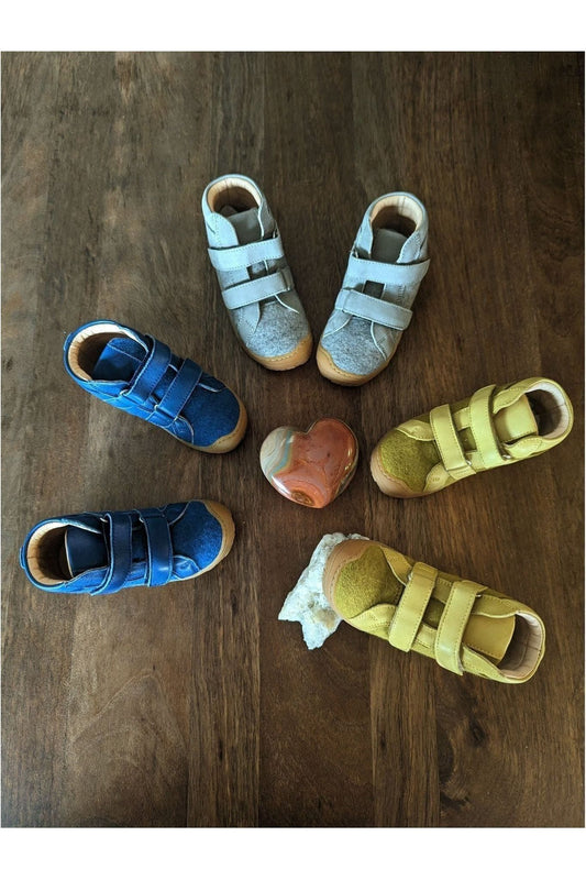 Disana - Organic - Wool Kids Shoes - Natural Rubber Soles - Velcro - Nature's Wild Child