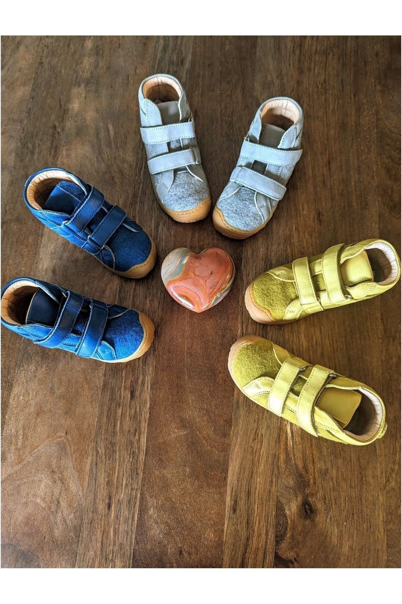 Disana - Organic - Wool Kids Shoes - Natural Rubber Soles - Velcro - Nature's Wild Child