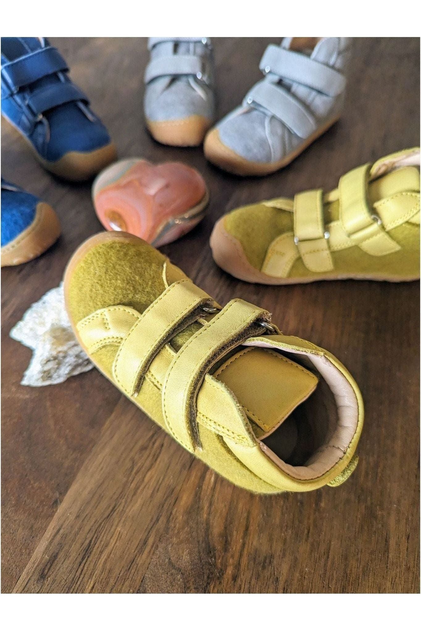 Disana - Organic - Wool Kids Shoes - Natural Rubber Soles - Velcro - Nature's Wild Child