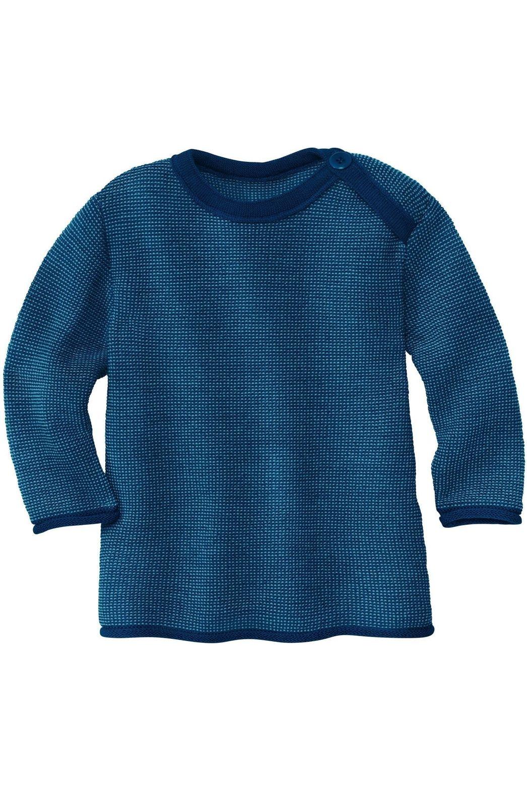 Disana Shoulder Button Organic Merino Wool Sweater - Nature's Wild Child