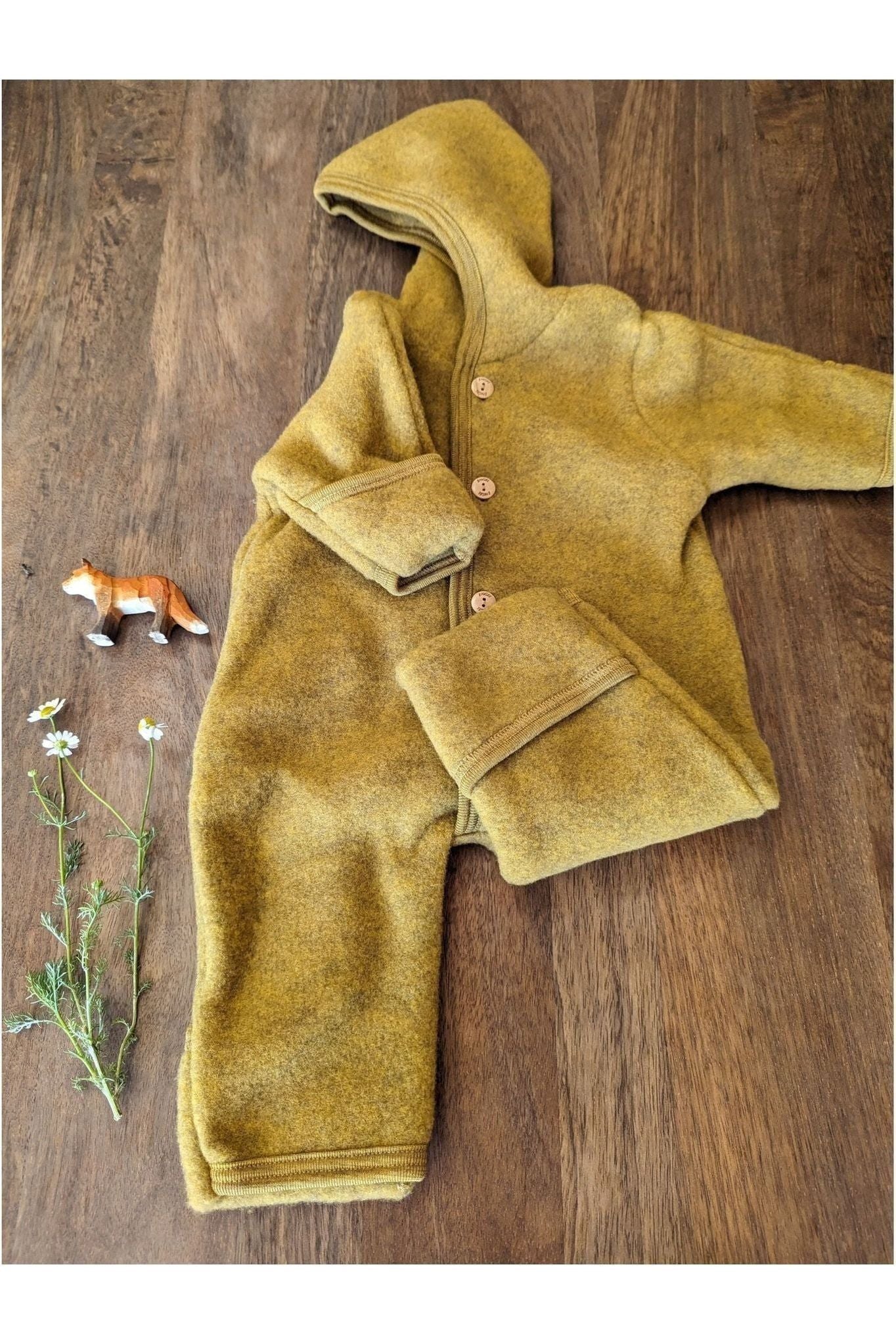 Engel - Organic Merino Wool Fleece Bunting - Nature's Wild Child