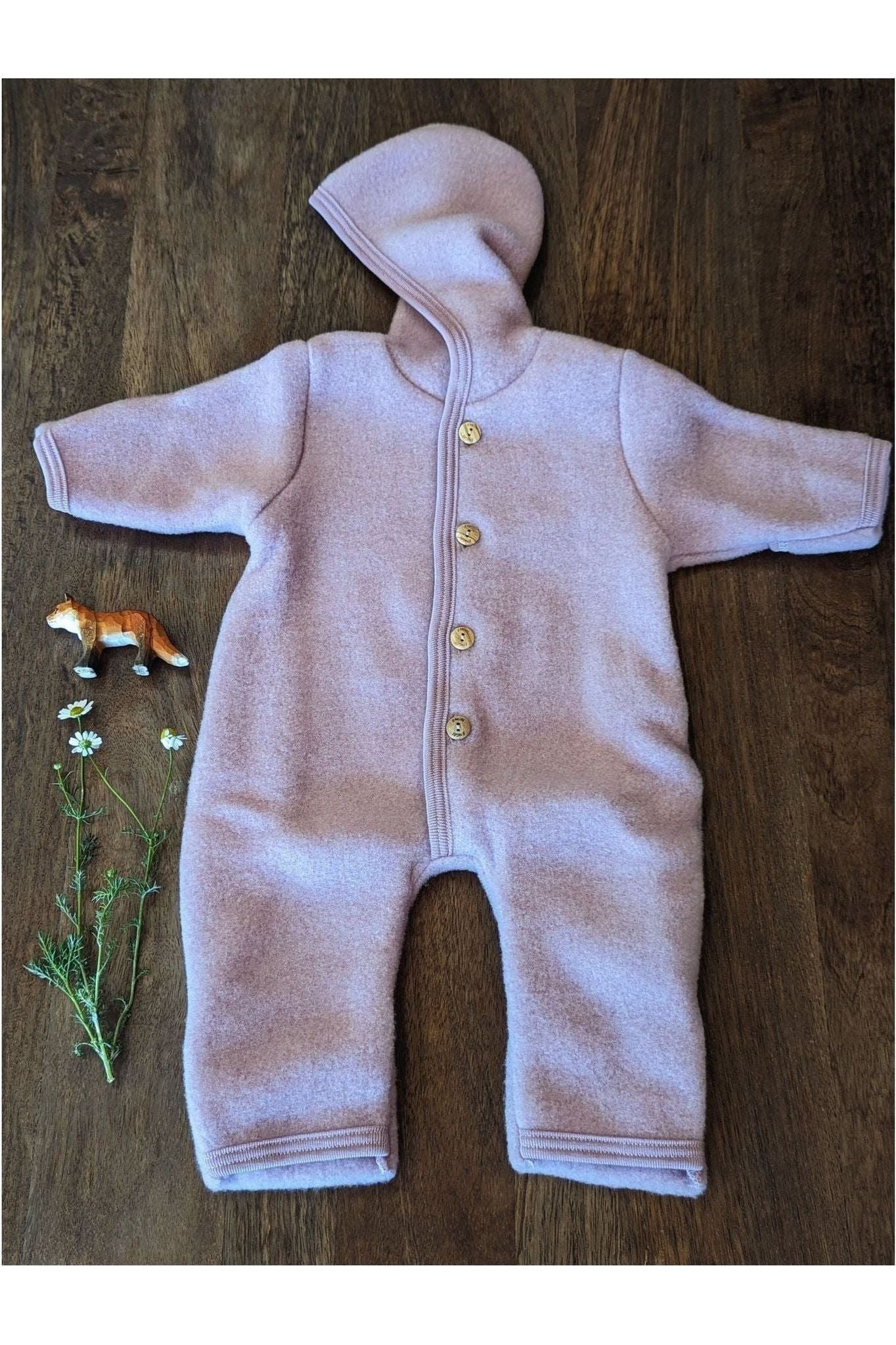 Engel - Organic Merino Wool Fleece Bunting - Nature's Wild Child