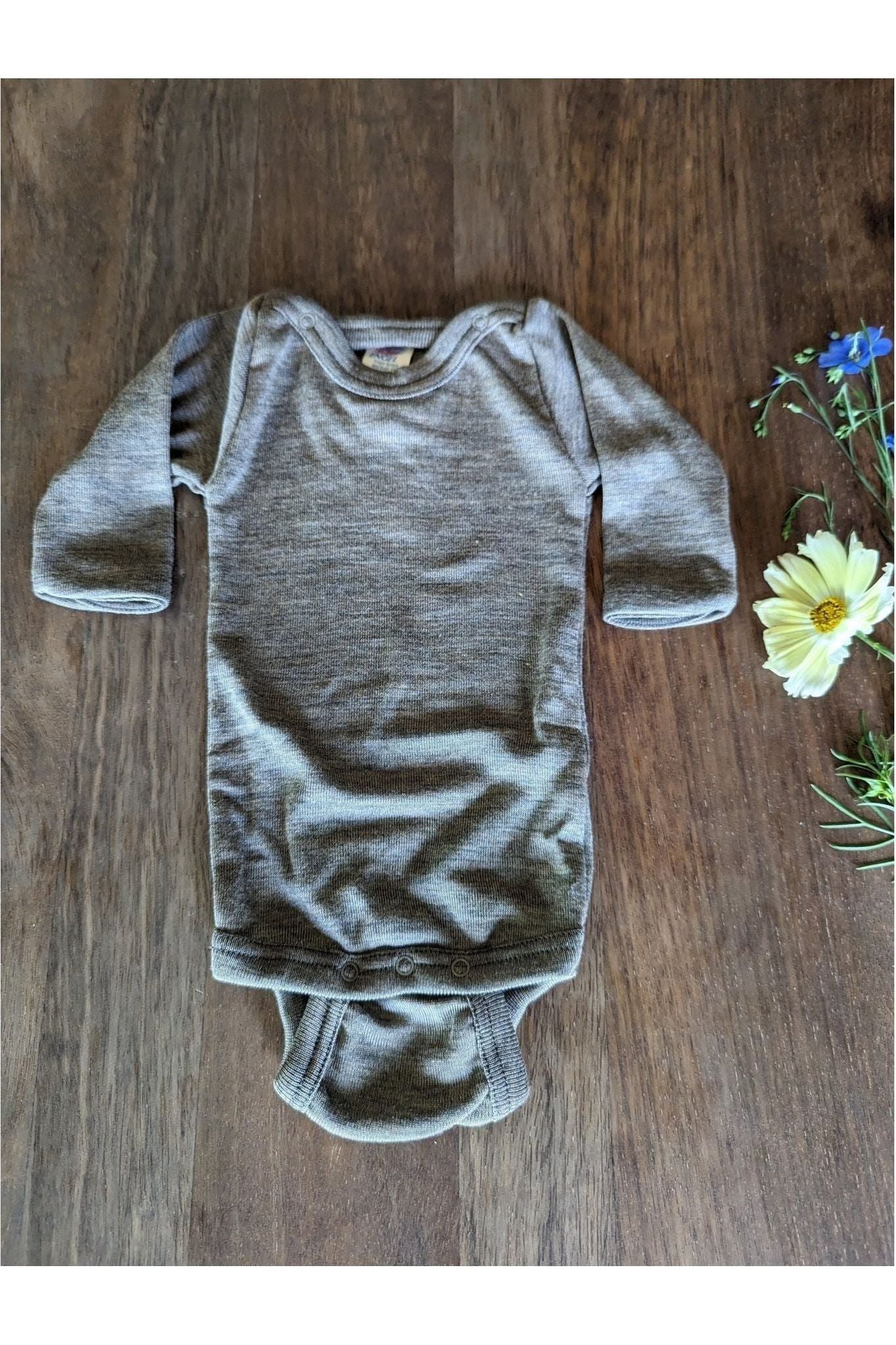 Engel - Organic Merino Wool Silk Onesies - Long Sleeves - Nature's Wild Child