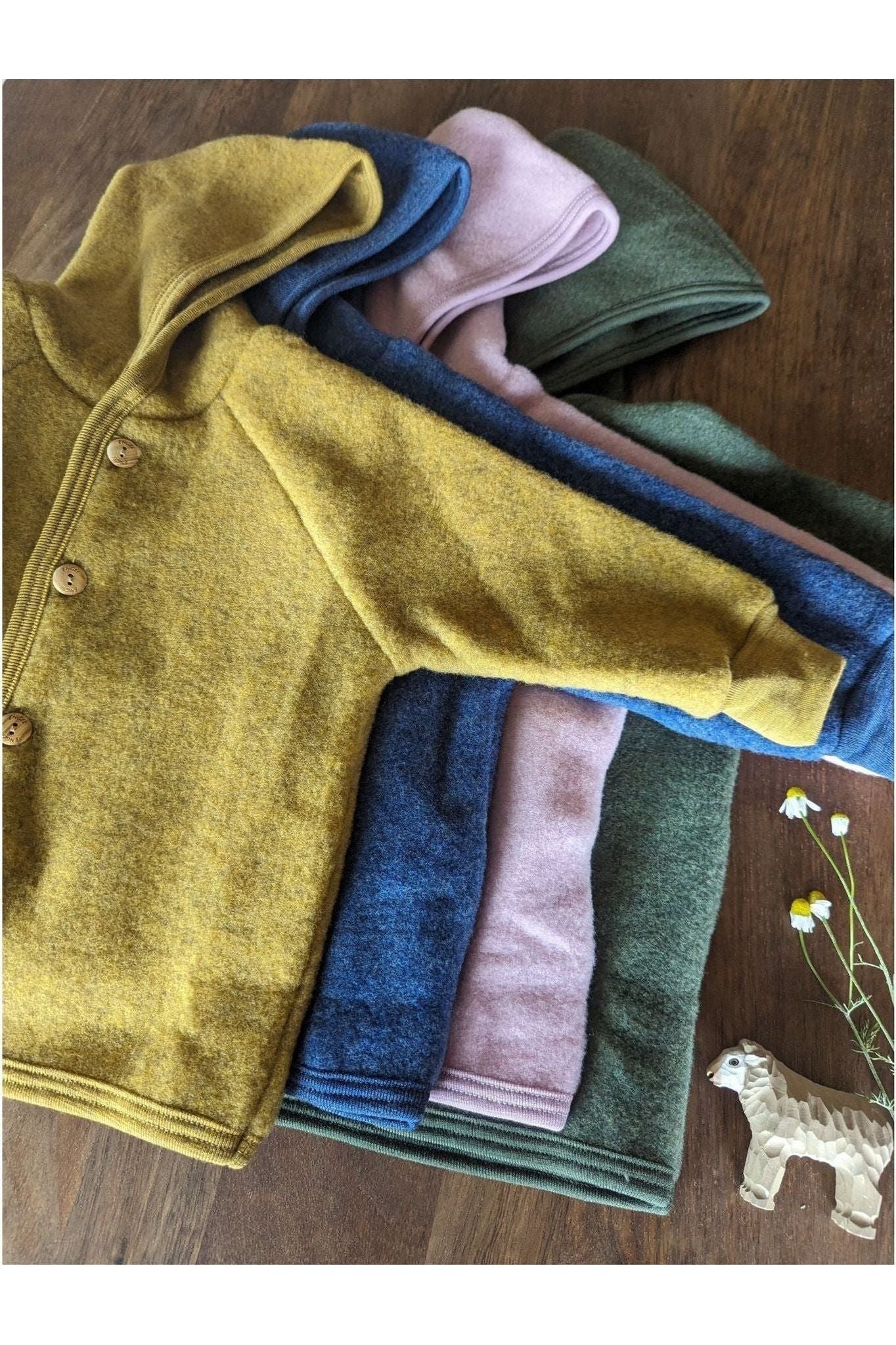 Engel - Organic Wool Fleece Jacket for Babies and Kids - Nature's Wild Child