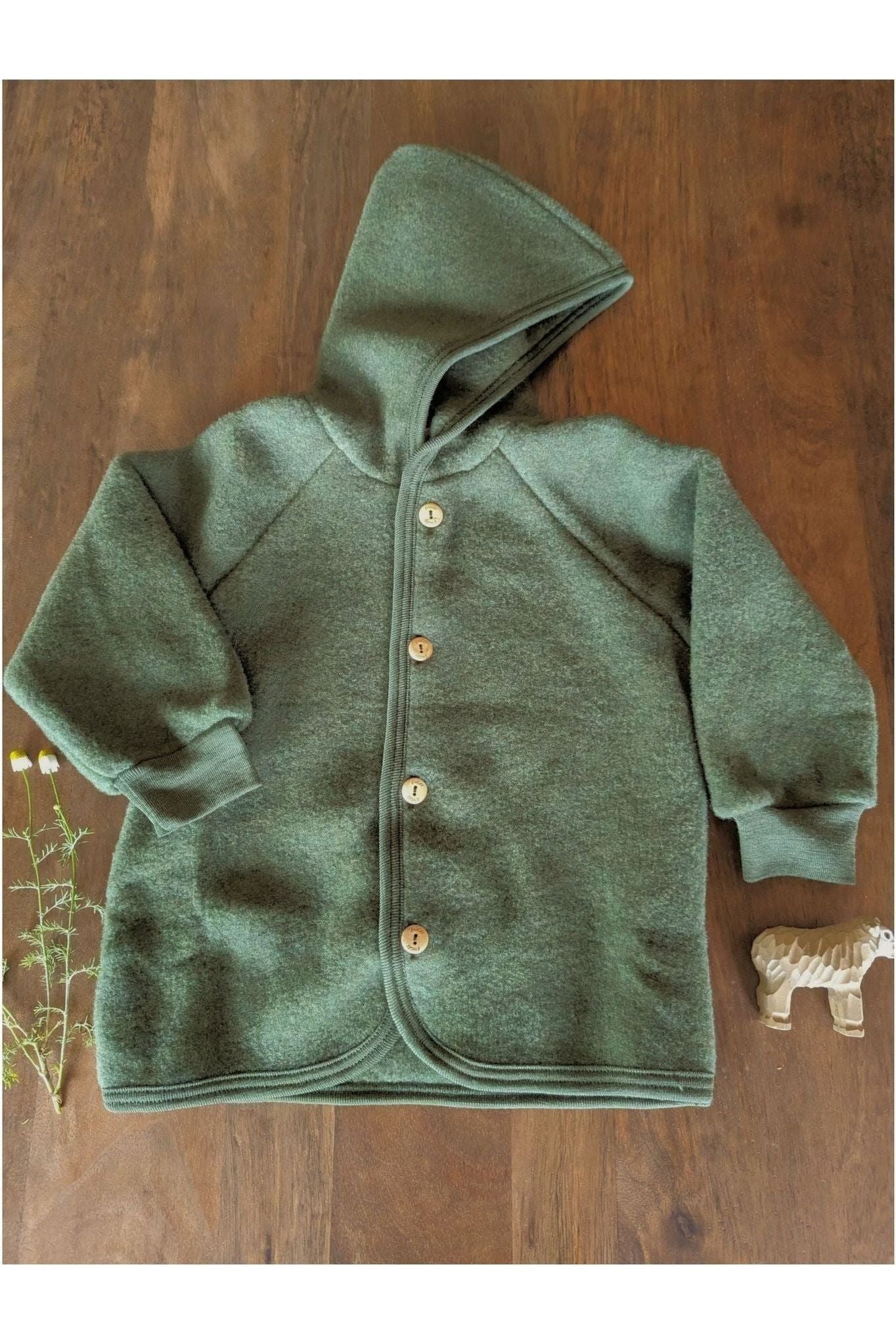Engel - Organic Wool Fleece Jacket for Babies and Kids - Nature's Wild Child