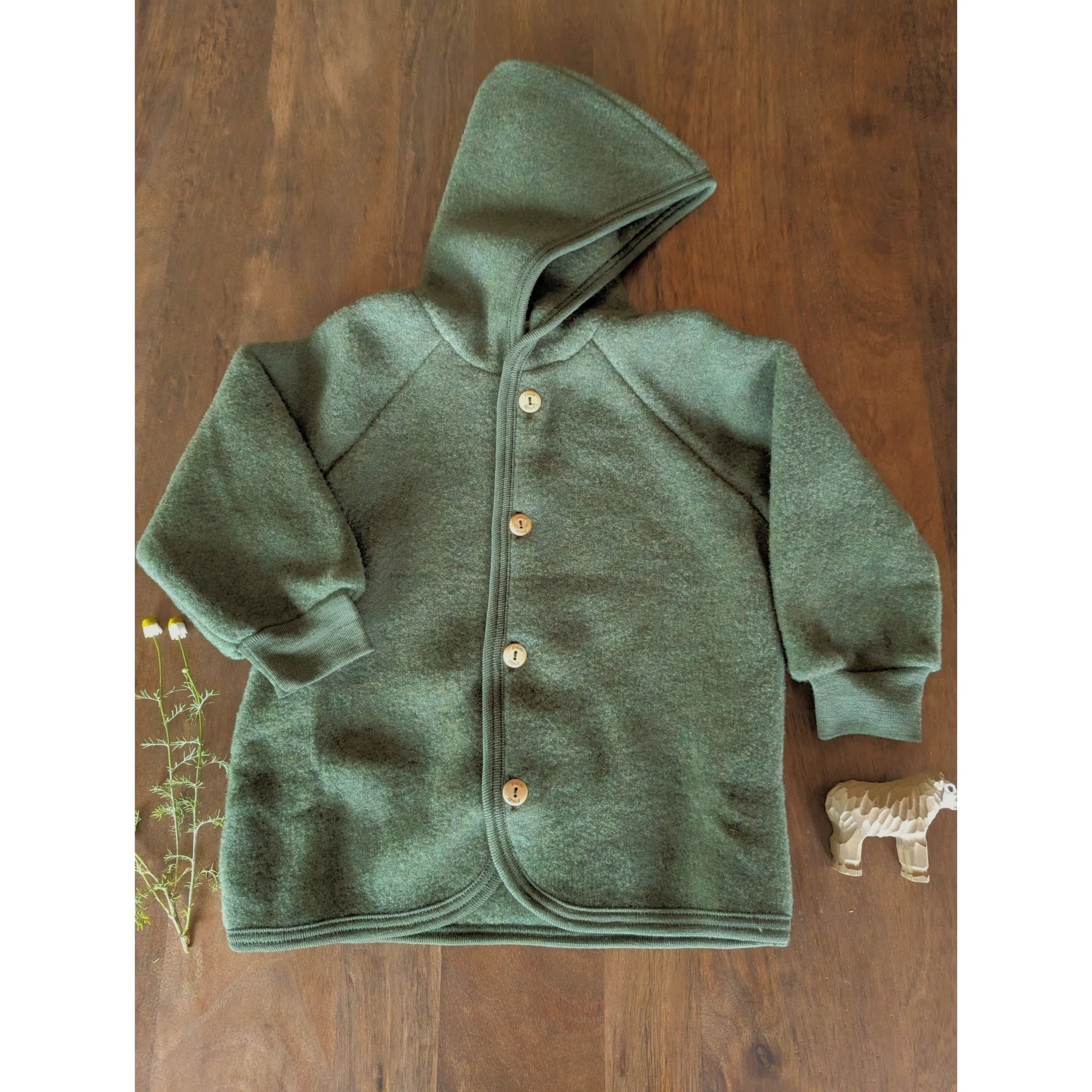 Engel - Organic Wool Fleece Jacket for Babies and Kids - Nature's Wild Child