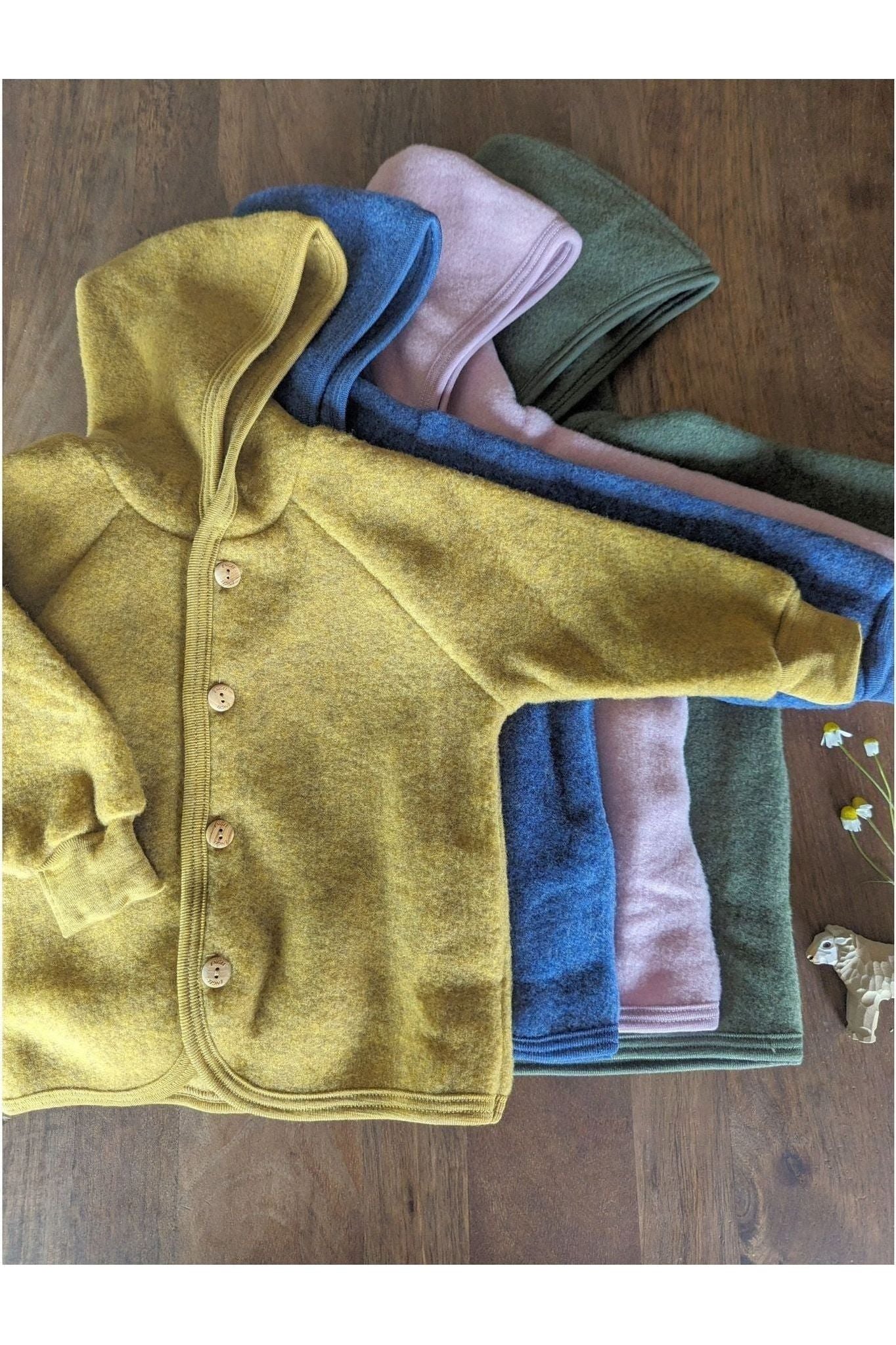 Engel - Organic Wool Fleece Jacket for Babies and Kids - Nature's Wild Child