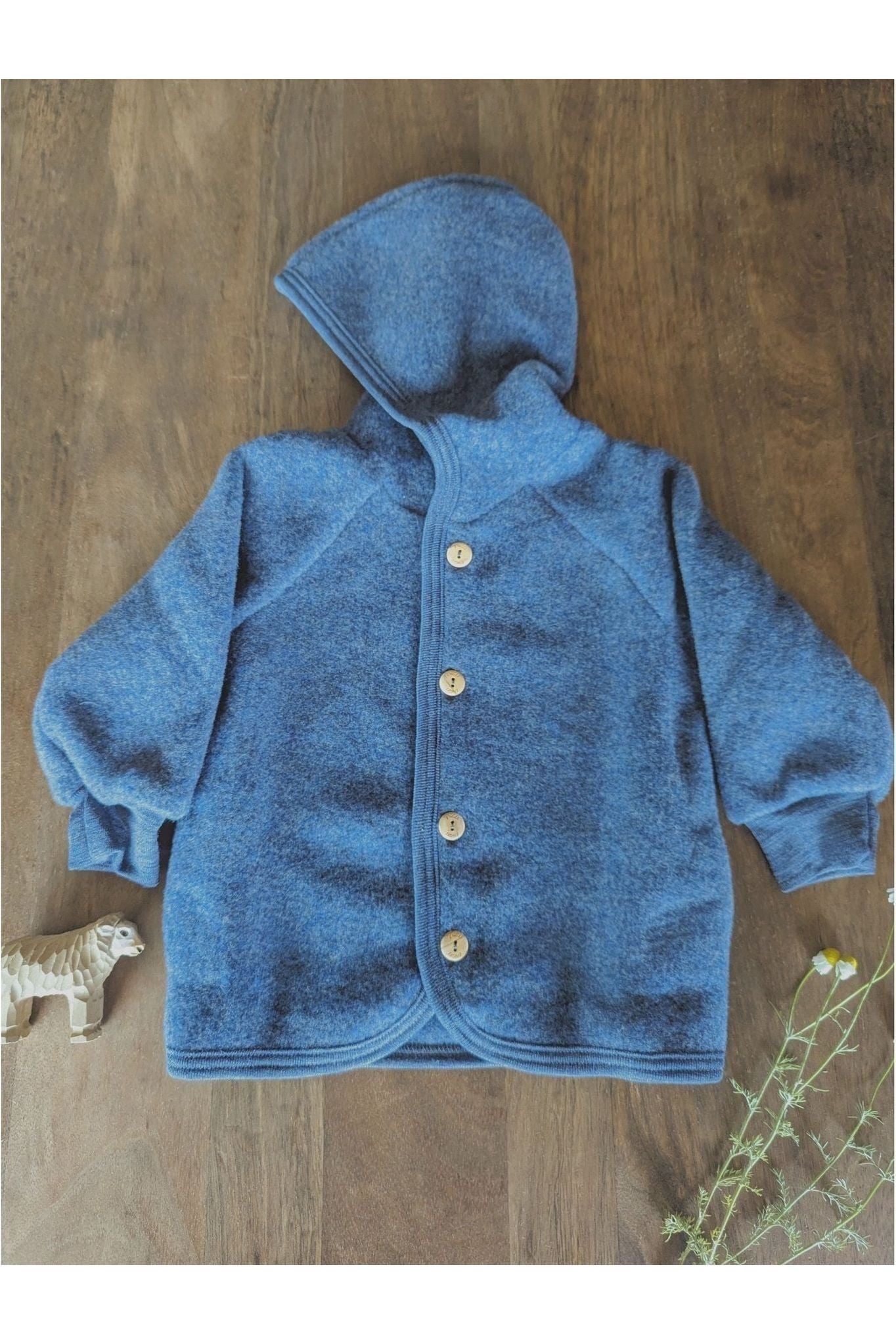 Engel - Organic Wool Fleece Jacket for Babies and Kids - Nature's Wild Child